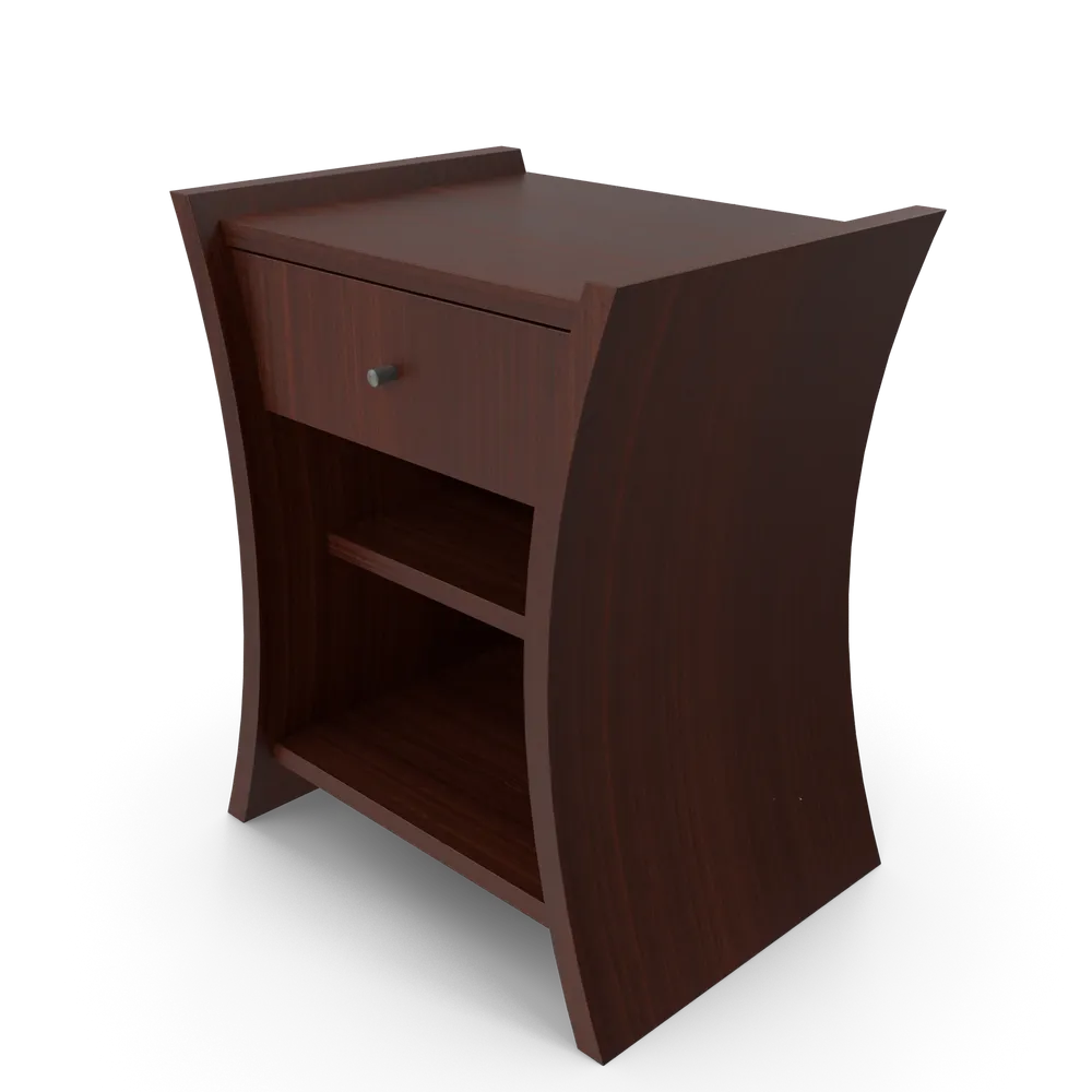 Bedside Table African Cherry (Mavi - L) - 1