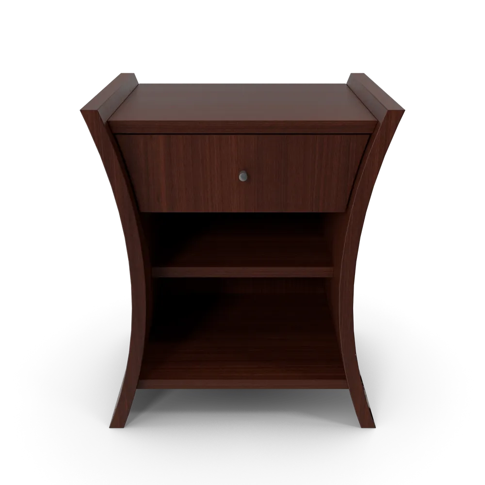 Bedside Table African Cherry (Altın - L) - 1